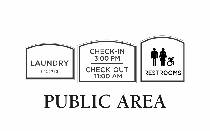 Arc Top - Public Area Signs