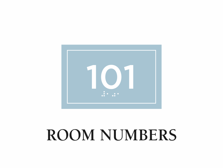 ImageLine Classic Rectangle Guest Room Number