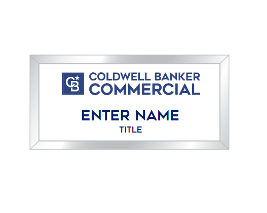 Coldwell Banker Commercial Name Badges