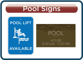 Comfort Inn Replacement Pool Signs