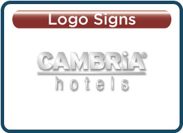 Cambria Lobby Logo Signs