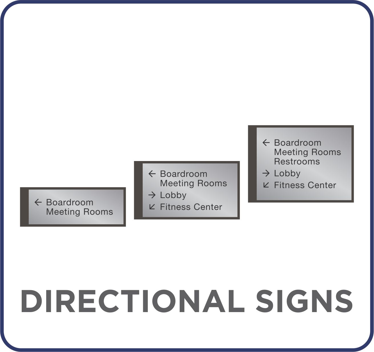Cambria Directional Signs