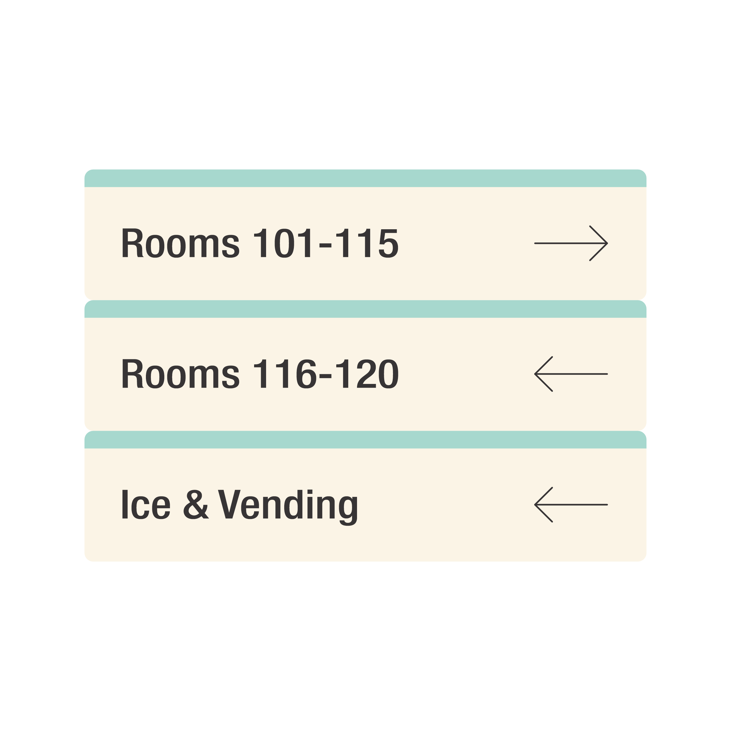 Garner Hotel Directional Signs