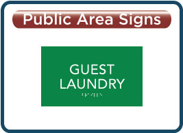 Guest House Public Area Signs