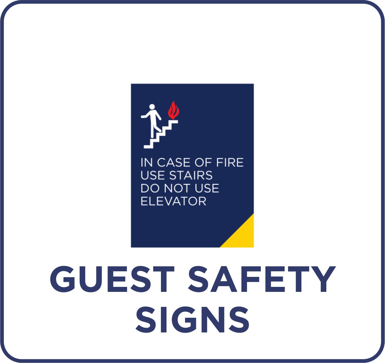 Moda - Guest Safety Signs