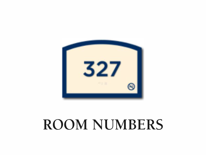 ArcTop 2-Ply - Room Numbers