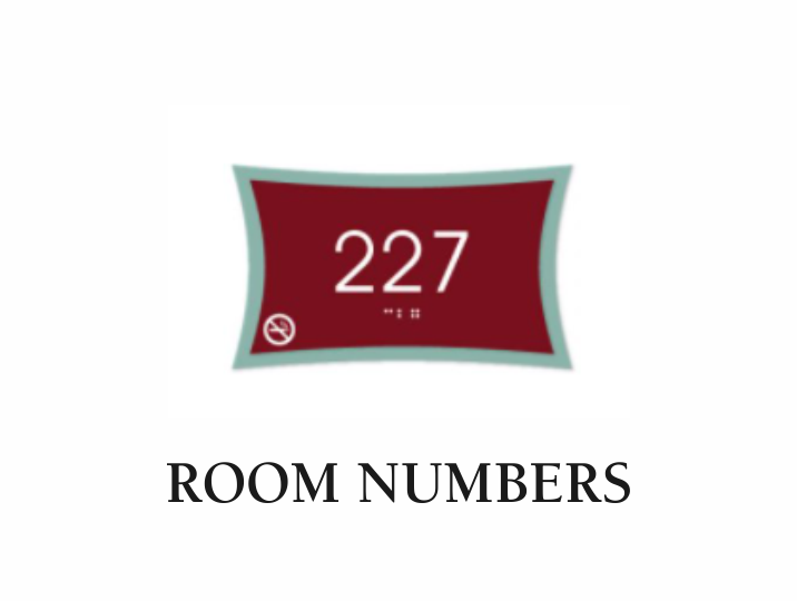 Best Western Plus - Contempo Room Numbers