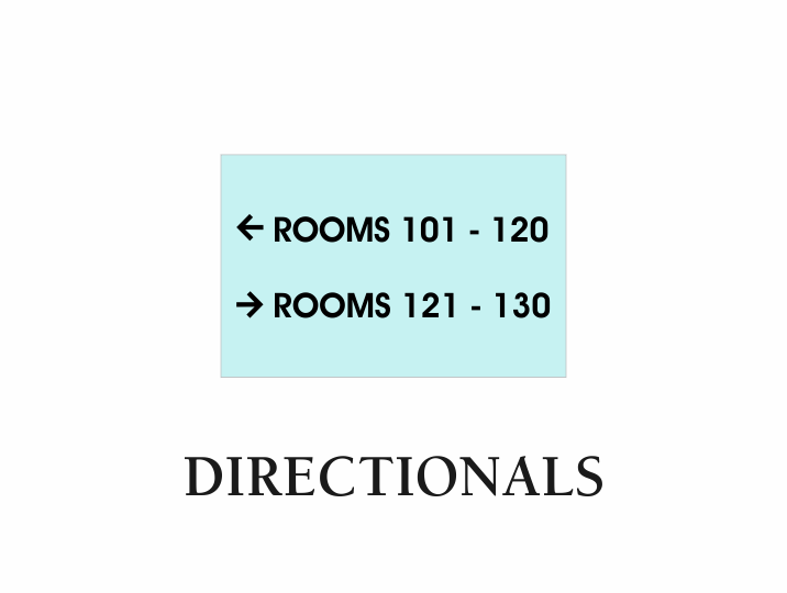 Best Western Plus - Ice Directional Signs