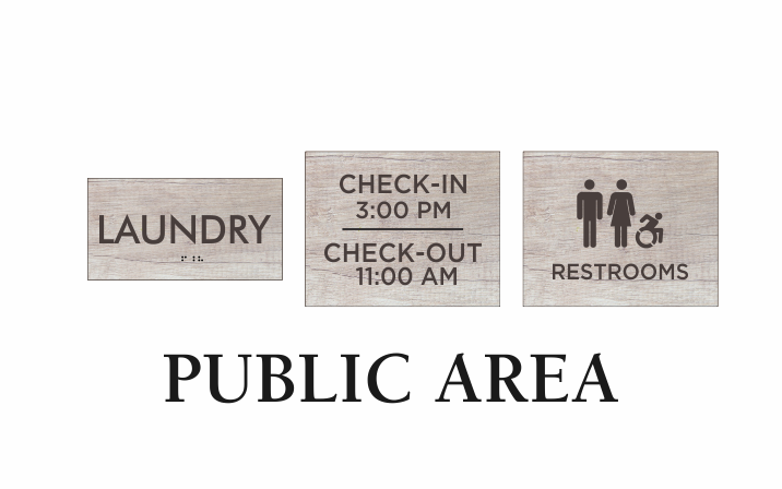 Level - Public Area Signs