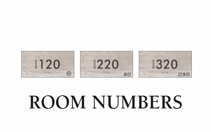 Best Western Level - Room Numbers
