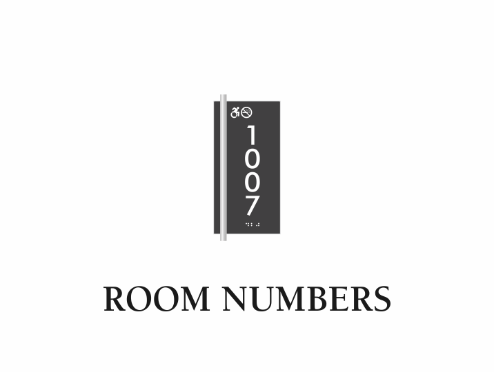 Lifestyle Metall - Room Numbers