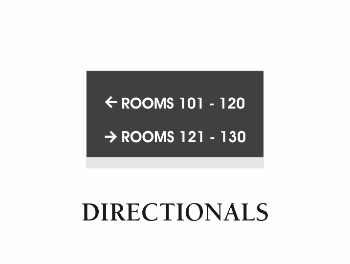 Omnia 1 - Directional Signs