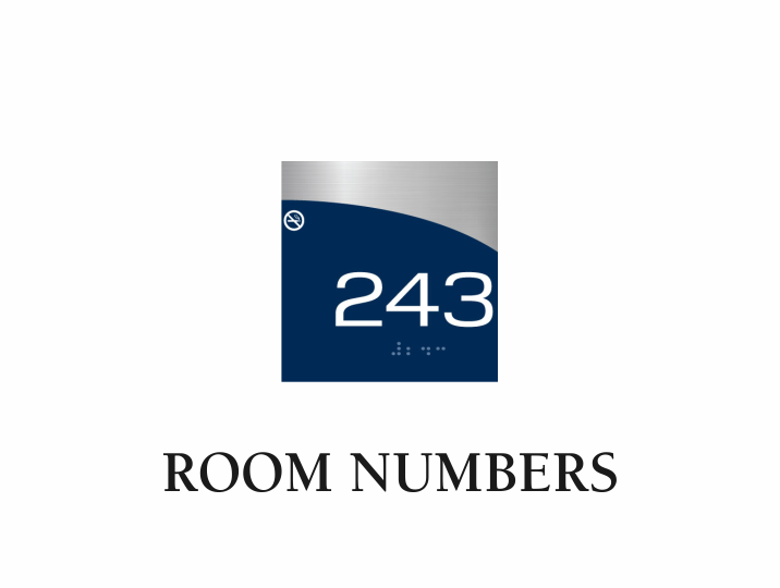ImageLine - Swoosh Room Number Signs