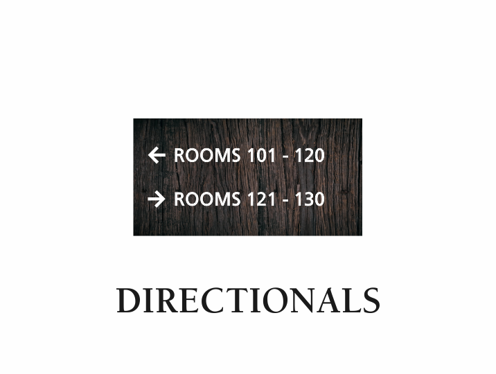 Best Western Plus - Vert I Directional Signs