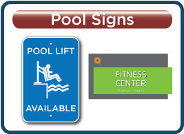 LaQuinta New Pool Signs