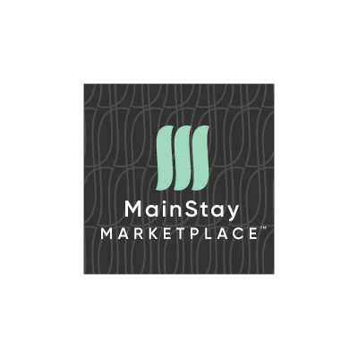 Marketplace Sign - Seafoam Logo