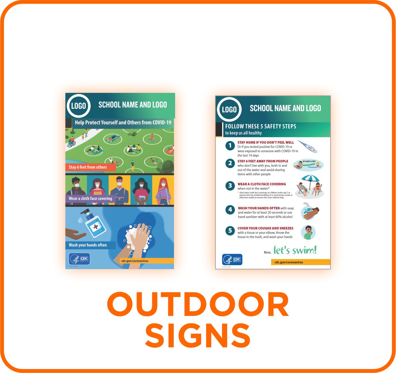 Educational Safety Outdoor Signs