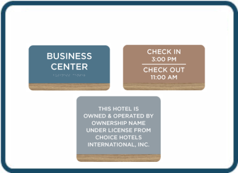 Sleep Inn 2024 Public Area Signs
