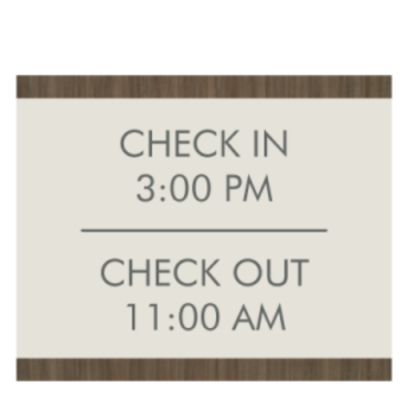Quality Teakwood Public Area Signs
