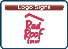 Red Roof Inn Lobby Logo Signs