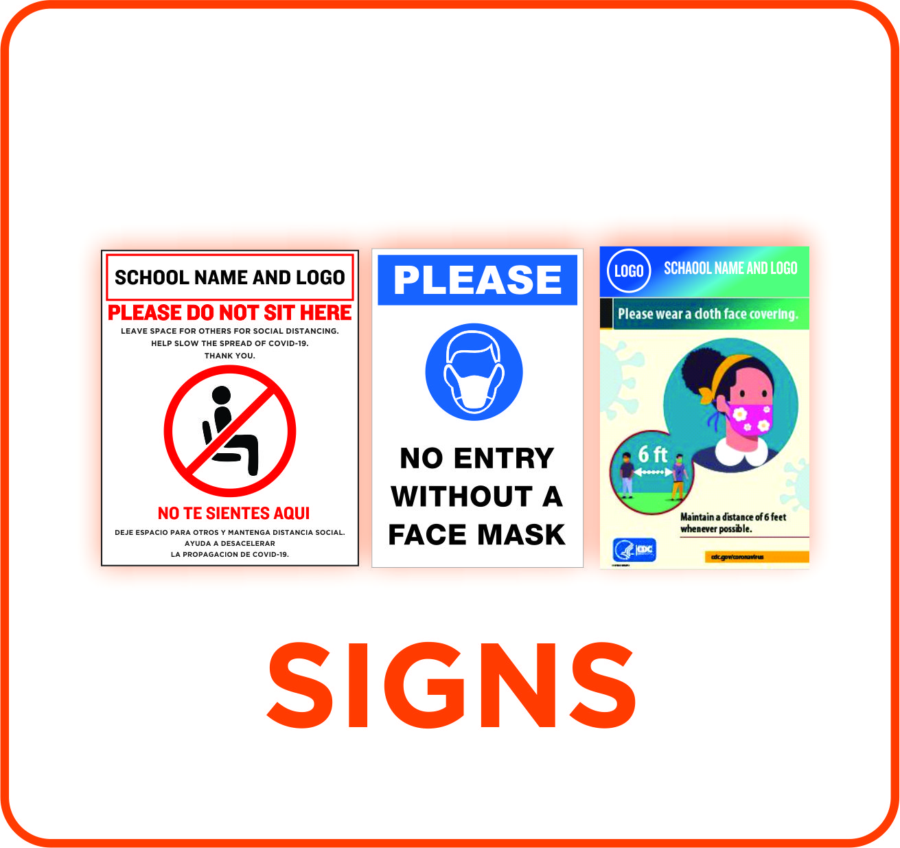 Educational Safety Signs