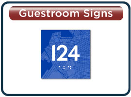 Tryp Guest Room Number Signs