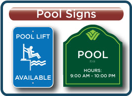 Wingate Classic Pool Signs
