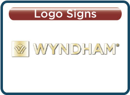 Wyndham Hotel Lobby Logo Signs