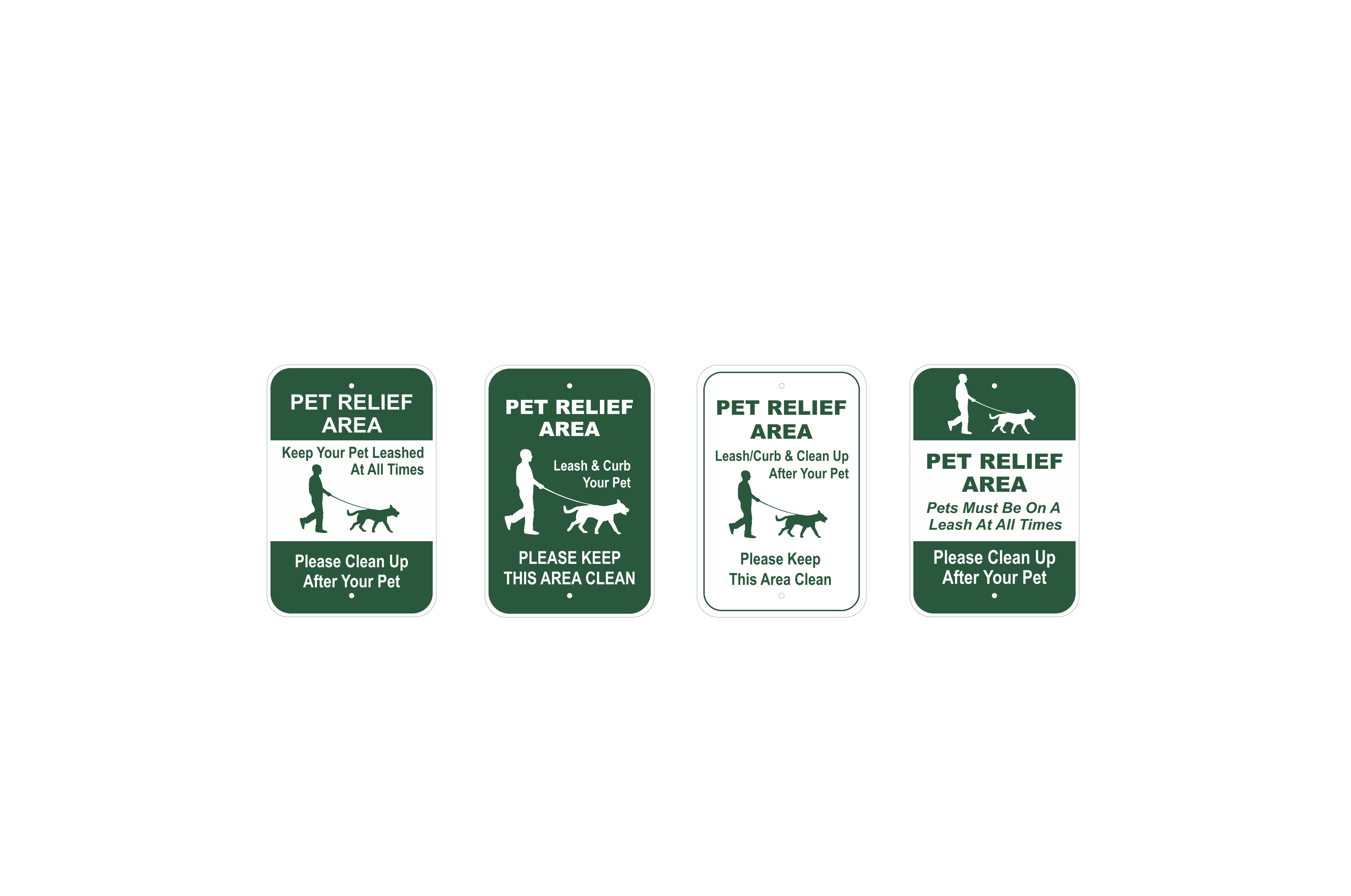 Pet Relief Signs