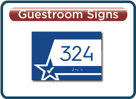 Americas Best Value Inn Guest Room Number Signs