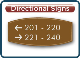 AmericInn Reflect Directional Signage
