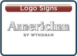 AmericInn Violin Lobby Logo Signs