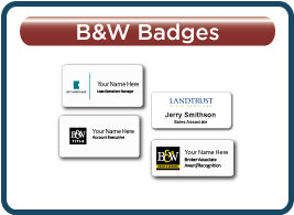 Baird & Warner Custom Name Badges