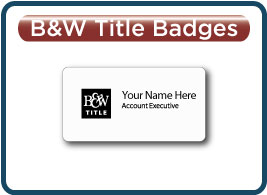 B&W Title Badges