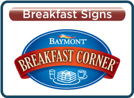 Baymont Breakfast Signs
