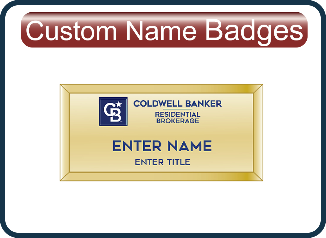 Coldwell Banker® Custom Name Badges