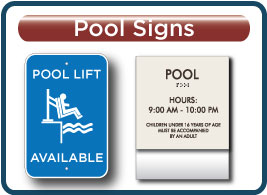 Clarion Pool Signs