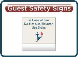 Clarion 2020 Guest Safety Signs