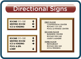 Best Western Plus Classic Frame Directional Signs