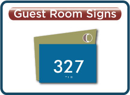 Cobblestone Guestrooms Signs