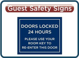 ImageLine Signs Classic Diamond Guest Safety