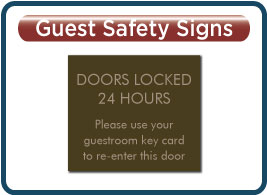 Comfort Inn Current Guest Safety Signs
