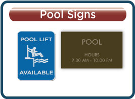 Comfort Suites Current Pool Signs
