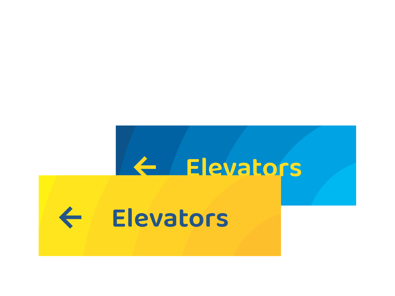 Days Inn 2024 Rectangle Directional Signs