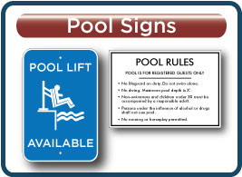 Days Inn Contemporary Pool Signs