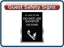 Best Western Plus Fusion Guest Safety Signs
