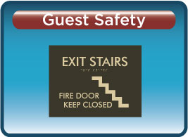 Hyatt Place Guest Safety Signs