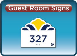 Microtel Classic Guest Room Number Signs