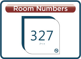 Hilton Garden Inn Guest Room Number Signs