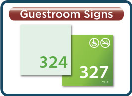 Holiday Inn Standard Guest Room Number Signs